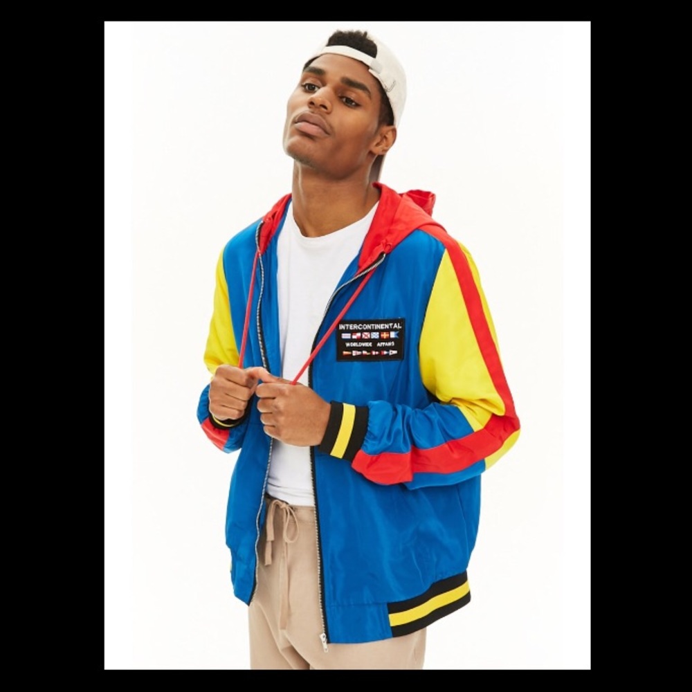Color Block Jacket NWOT